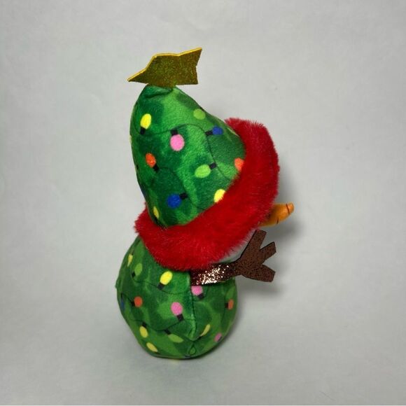 NWT TY Beanie Boos GARLAND the Christmas Tree Snowman Glitter Eyes - Picture 7 of 8